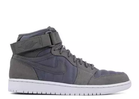 Кроссовки AIR JORDAN 1 HIGH STRAP 'DARK GREY', серый