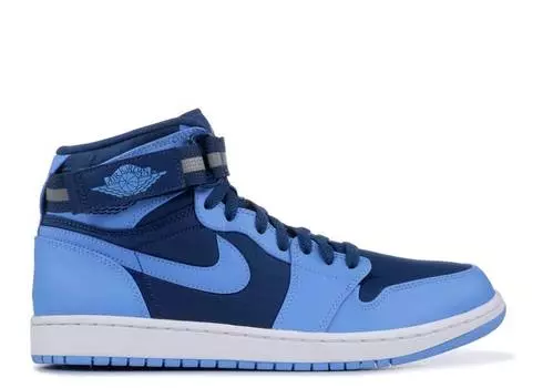 Кроссовки AIR JORDAN 1 HIGH STRAP 'FRENCH BLUE', синий