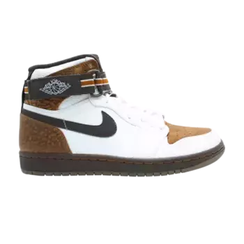 Кроссовки Air Jordan 1 High Strap 'Ginger', белый