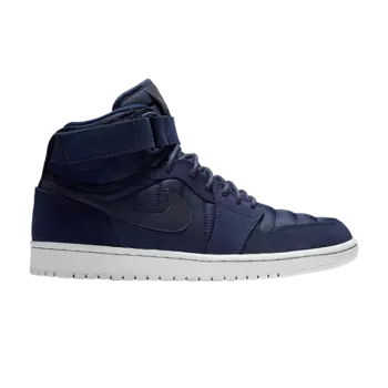 Кроссовки Air Jordan 1 High Strap 'Midnight Navy', синий
