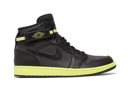 Кроссовки Air Jordan 1 High Strap 'Voltage', черный