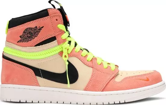 Кроссовки Air Jordan 1 High Switch Pink Volt, розовый