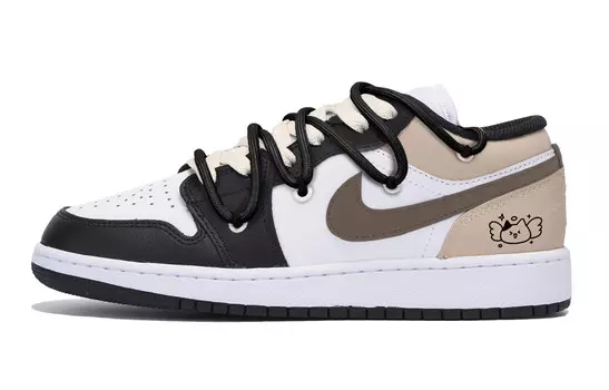 Кроссовки Air Jordan 1 Kids' Basketball Shoes Grade School, черный