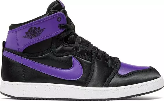 Кроссовки Air Jordan 1 KO High 'Black Field Purple', фиолетовый