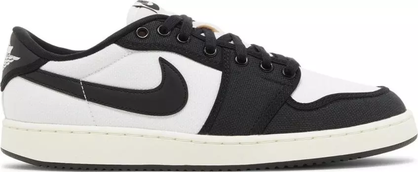 Кроссовки Air Jordan 1 KO Low 'Black White', черный