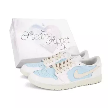 Кроссовки Air Jordan 1 Lifestyle Shoes Unisex Low-top, цвет Green scales