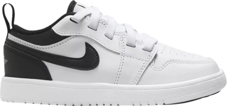 Кроссовки Air Jordan 1 Low ALT PS 'White Black', белый