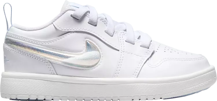 Кроссовки Air Jordan 1 Low ALT SE PS 'Glitter Swoosh', синий