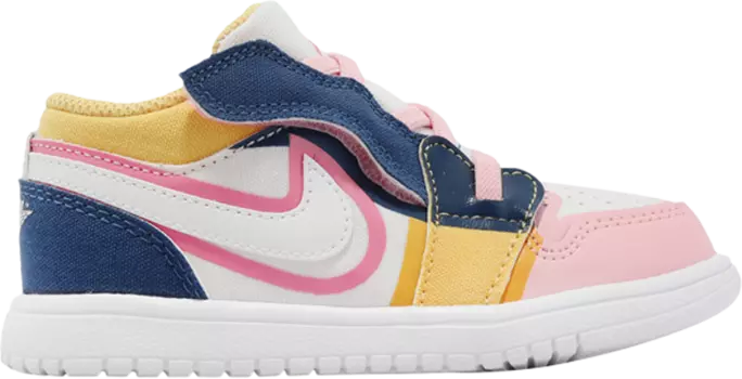 Кроссовки Air Jordan 1 Low ALT SE TD 'Multi-Color Canvas', разноцветный