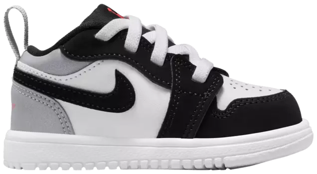 Кроссовки Air Jordan 1 Low ALT SE TD 'White Black Matte Silver', белый