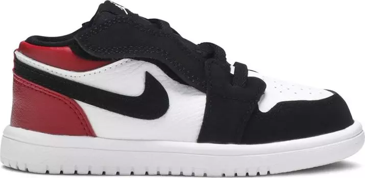 Кроссовки Air Jordan 1 Low ALT TD Black Toe, белый