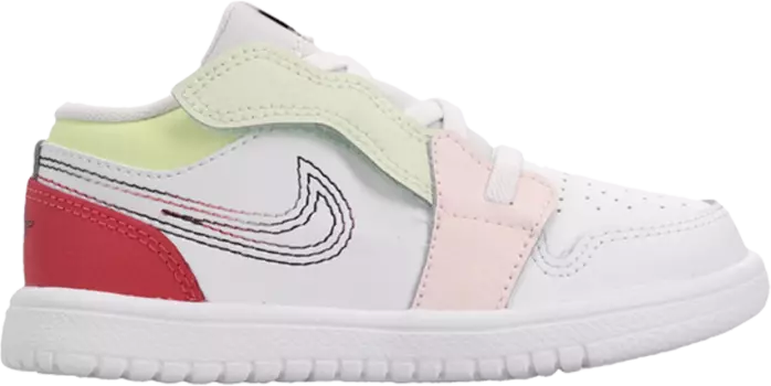 Кроссовки Air Jordan 1 Low ALT TD Ember Glow, белый