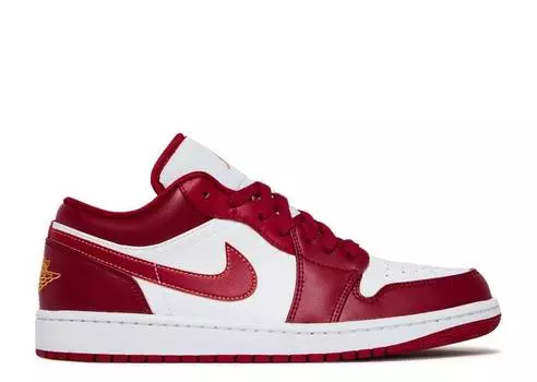 Кроссовки AIR JORDAN 1 LOW 'CARDINAL RED', красный