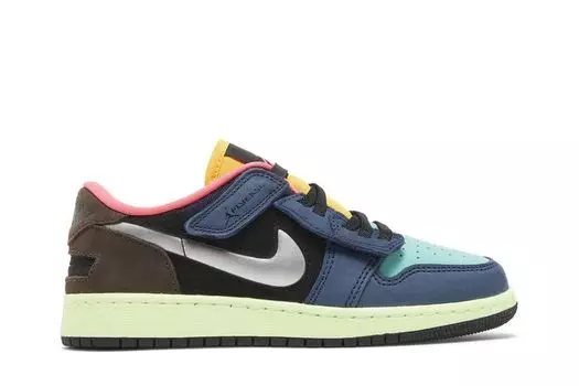 Кроссовки Air Jordan 1 Low FlyEase GS 'Tokyo Bio Hack', коричневый