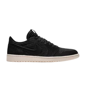 Кроссовки Air Jordan 1 Low Flyknit 'Black Guava Ice', черный