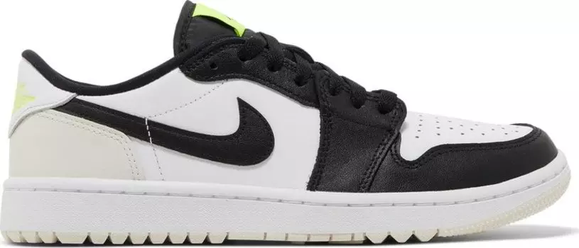 Кроссовки Air Jordan 1 Low Golf 'Phantom Volt', белый