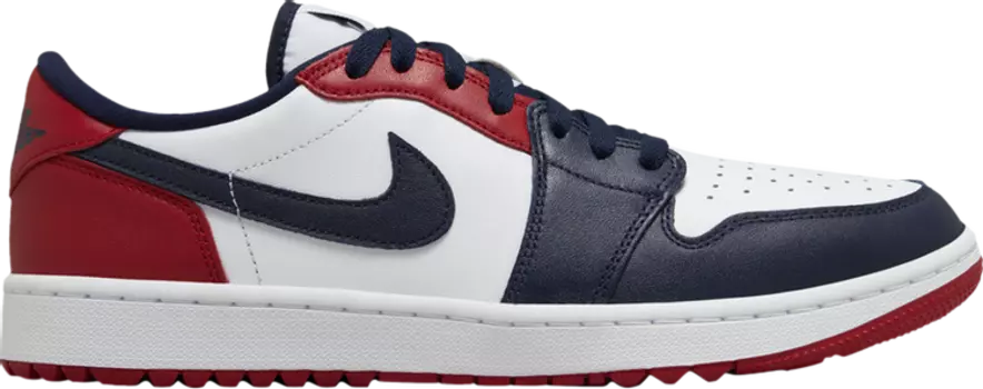 Кроссовки Air Jordan 1 Low Golf 'USA', красный