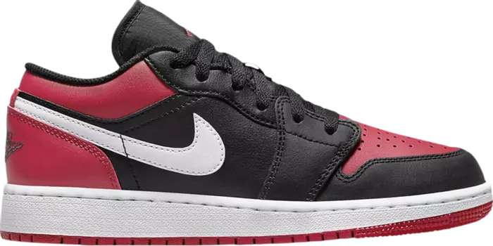 Кроссовки Air Jordan 1 Low GS Alternate Bred Toe, черный