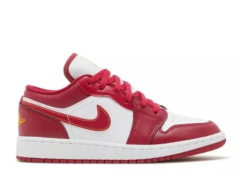 Кроссовки AIR JORDAN 1 LOW GS 'CARDINAL RED', красный