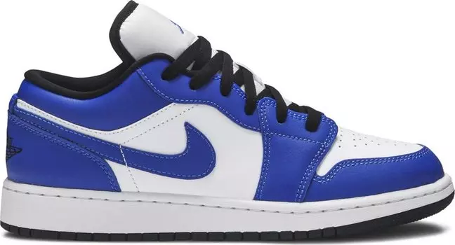Кроссовки Air Jordan 1 Low GS Game Royal, белый