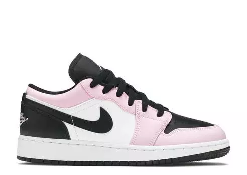 Кроссовки AIR JORDAN 1 LOW GS 'LIGHT ARCTIC PINK', розовый