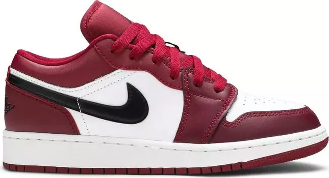 Кроссовки Air Jordan 1 Low GS Noble Red, красный