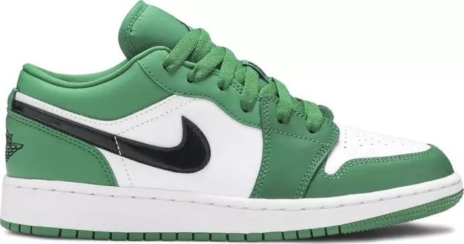 Кроссовки Air Jordan 1 Low GS Pine Green, зеленый