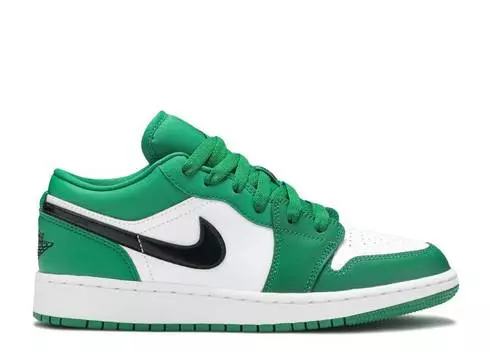 Кроссовки AIR JORDAN 1 LOW GS 'PINE GREEN', зеленый