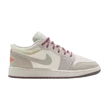 Кроссовки Air Jordan 1 Low GS Sail Violet Dust, кремовый
