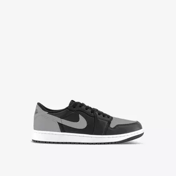 Кроссовки Air Jordan 1 Low из натуральной кожи с низким верхом Jordan, черный