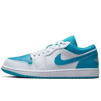 Кроссовки AIR JORDAN 1 LOW Jordan, цвет Wei/Schwarz/Wei