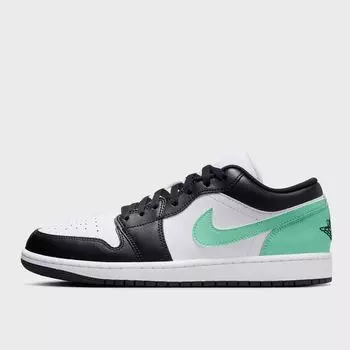 Кроссовки Air Jordan 1 Low JORDAN, цвет white/black-green glow