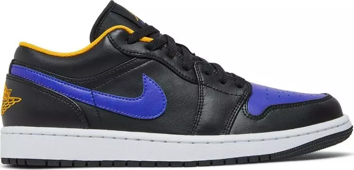 Кроссовки Air Jordan 1 Low Lakers, черный