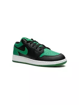 Кроссовки Air Jordan 1 Low Lucky Green Jordan Kids, черный