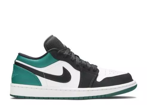 Кроссовки AIR JORDAN 1 LOW 'MYSTIC GREEN', белый