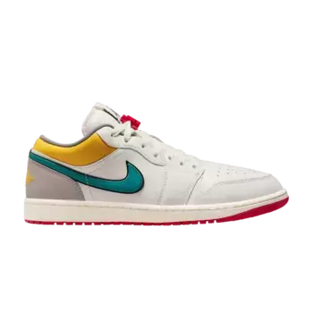 Кроссовки Air Jordan 1 Low Premium Sail Yellow Ochre, кремовый