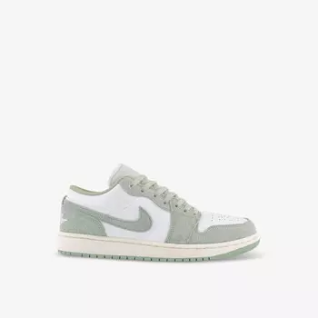 Кроссовки Air Jordan 1 Low с кожаными вставками и низким верхом Jordan, белый