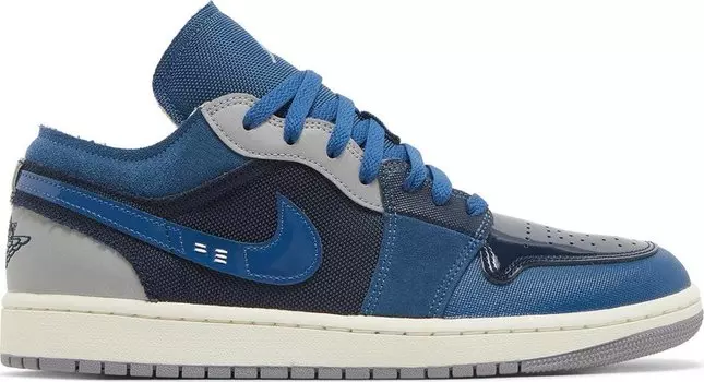 Кроссовки Air Jordan 1 Low SE Craft Inside Out - Obsidian, синий