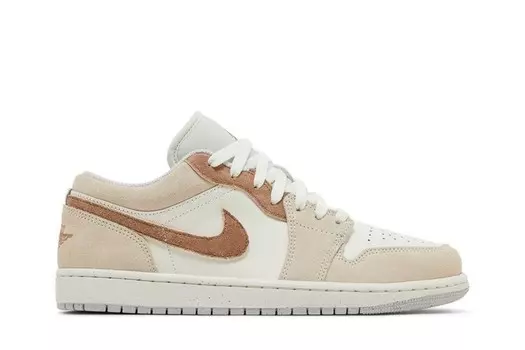 Кроссовки Air Jordan 1 Low SE, цвет Sail Archaeo Brown