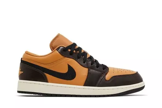 Кроссовки Air Jordan 1 Low SE Flax Baroque Brown, коричневый