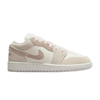 Кроссовки Air Jordan 1 Low SE GS, цвет Sail Archaeo Brown
