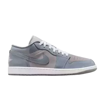 Кроссовки Air Jordan 1 Low SE Patent Cool Grey, серый