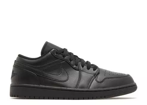 Кроссовки AIR JORDAN 1 LOW 'TRIPLE BLACK' 2022, черный