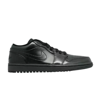Кроссовки Air Jordan 1 Low 'Triple Black', черный