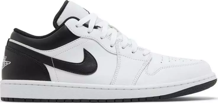 Кроссовки Air Jordan 1 Low 'White Black', белый