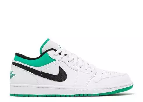 Кроссовки AIR JORDAN 1 LOW 'WHITE LUCKY GREEN', белый