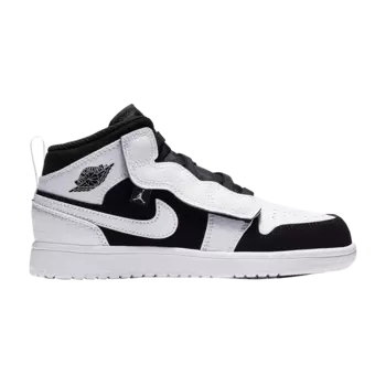 Кроссовки Air Jordan 1 Mid Alt PS 'White Black', белый