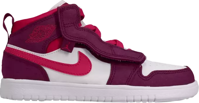 Кроссовки Air Jordan 1 Mid ALT PS True Berry, красный