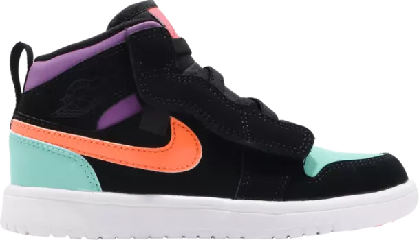 Кроссовки Air Jordan 1 Mid ALT PS What The, черный