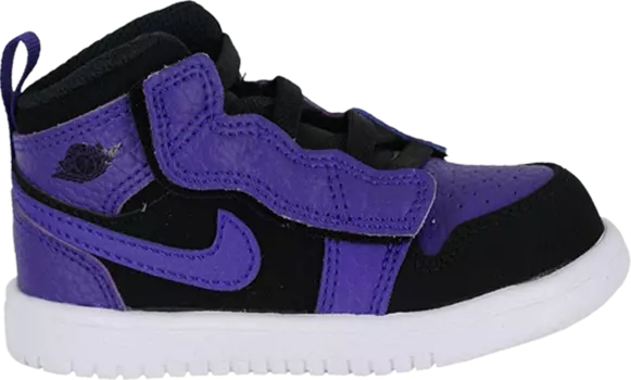 Кроссовки Air Jordan 1 Mid ALT TD Black Concord, черный